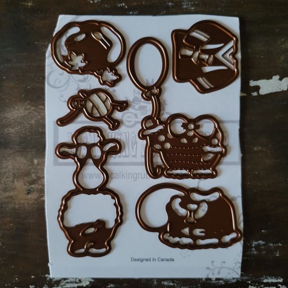 Local King Rubber Stamp Mr. Dress Up Rubber Stamp Set with Matching Die Set - Picture 6 of 6